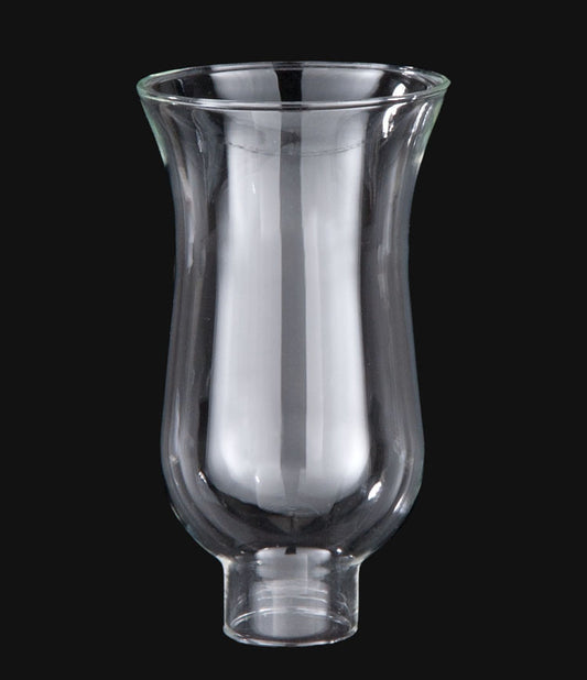 Clear Hurricane Lamp Shade or Globe, 1-5/8" Fitter Size 
