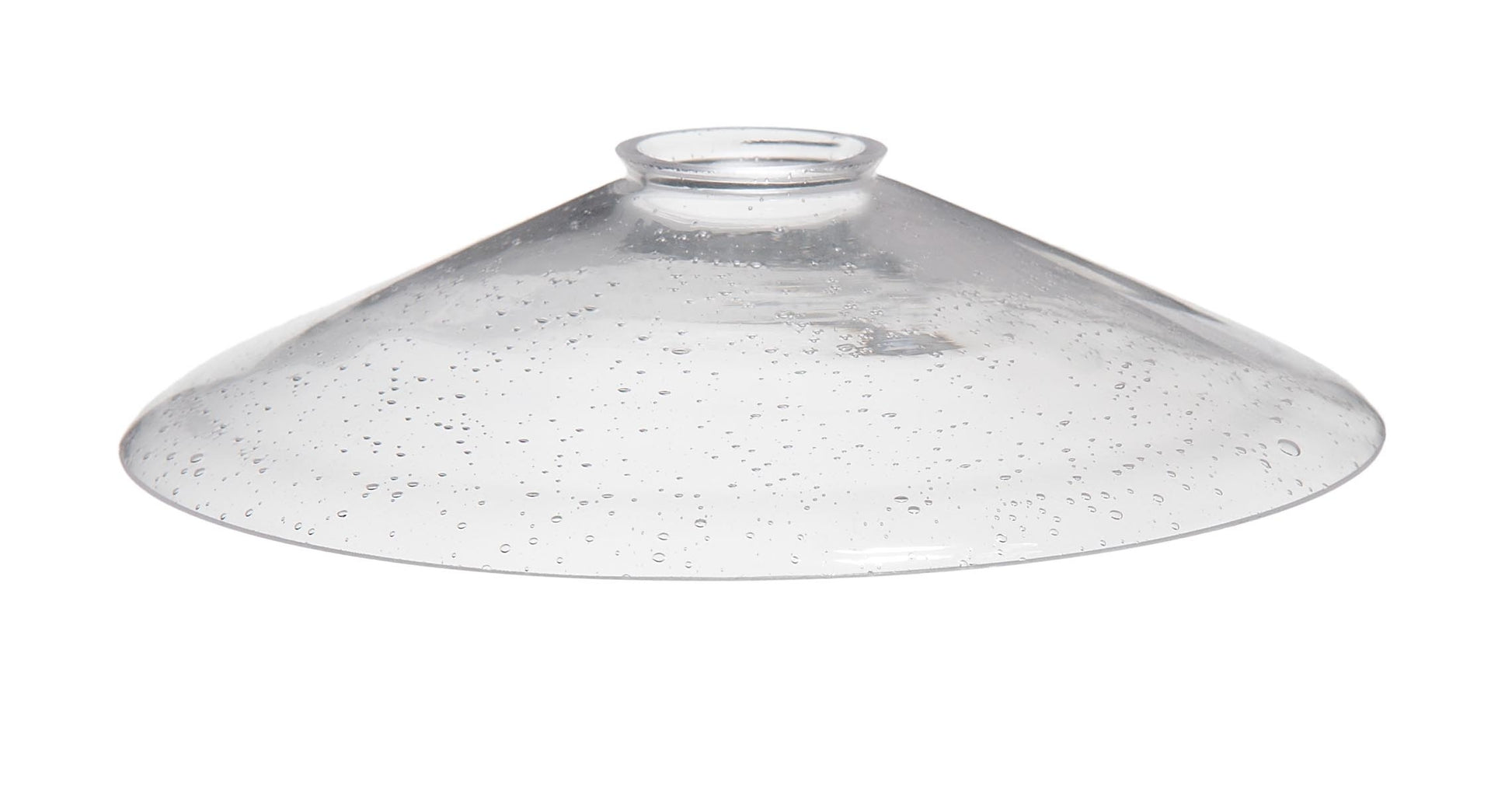 2-1/4 Inch Fitter, 10 Inch Diameter Wide Cone Shade, Choice of Glass Type