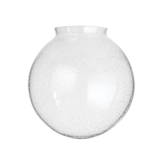 6" Dia. Clear Seeded Glass Ball Pendant Shade, 3-1/4" Fitter