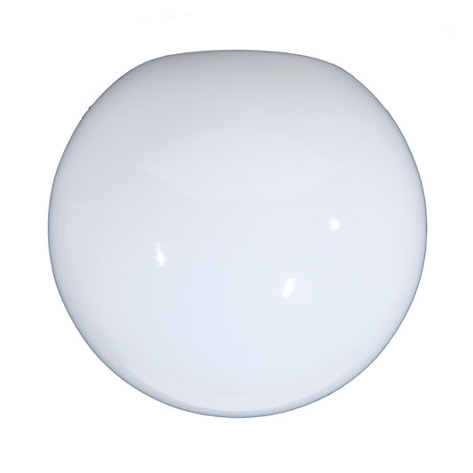 10" Opal Glass Neckless Ball Shade, 4 inch top opening