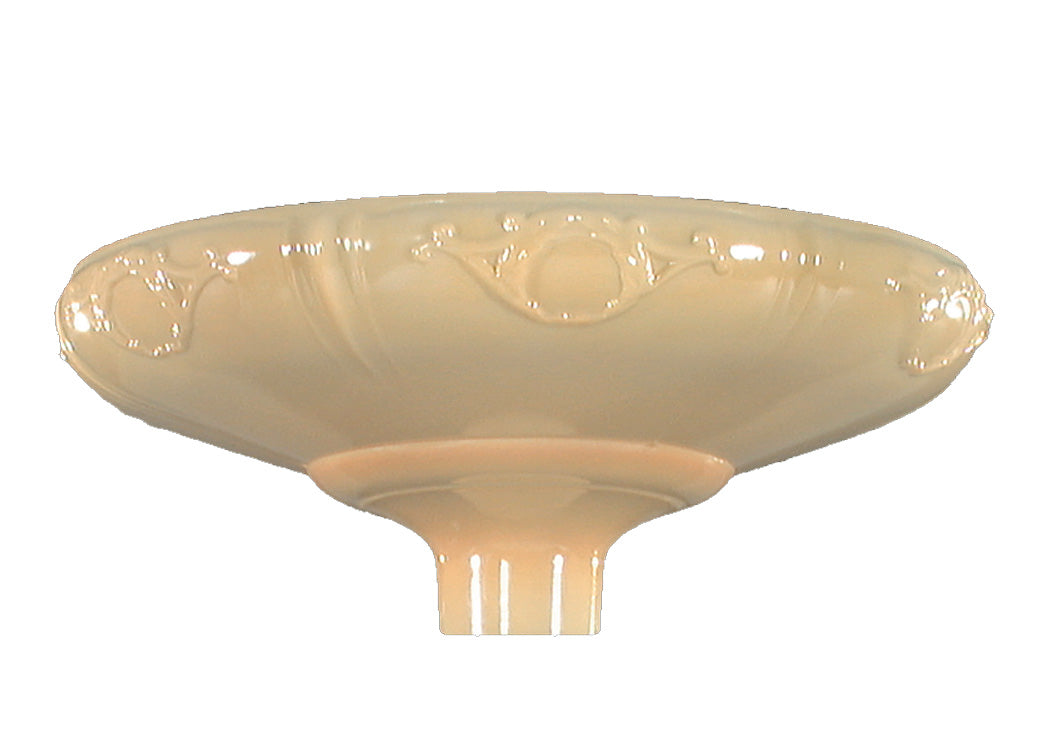 16" Nu-gold Raised Wreath Torchiere Shade, 2-3/4 inch fitter