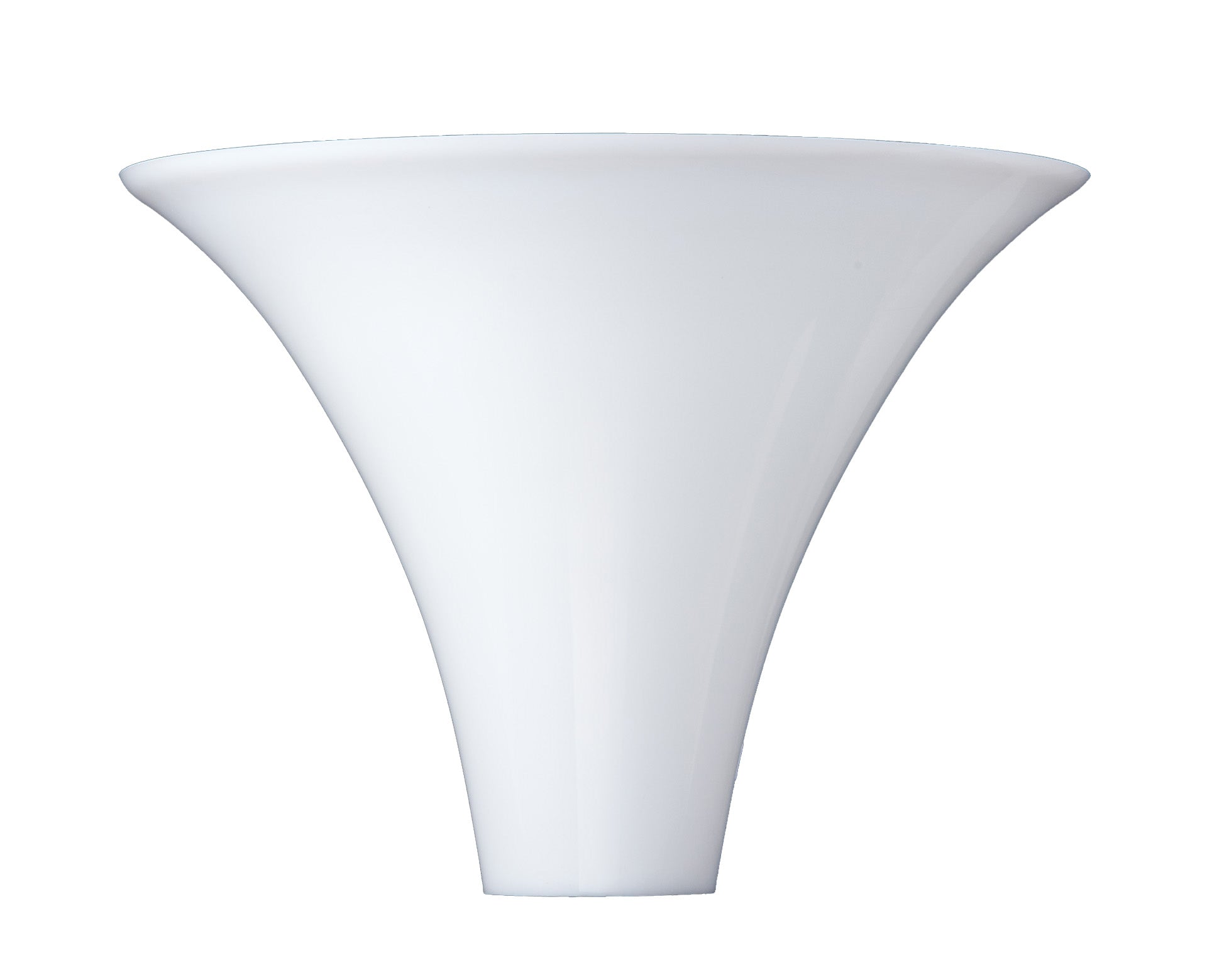 10" Opal Glass Torchiere Lamp Shade, 3-1/4 inch fitter