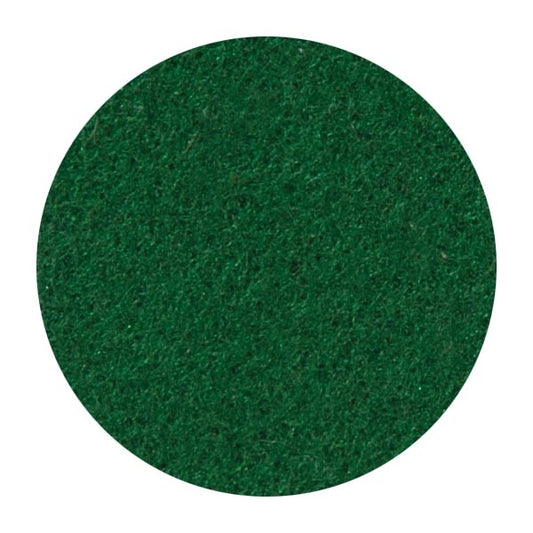 Round, Adhesive Backed Green Felt