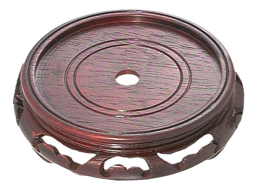 Rosewood Finish, Oriental Lamp Bases, Choice of Size 