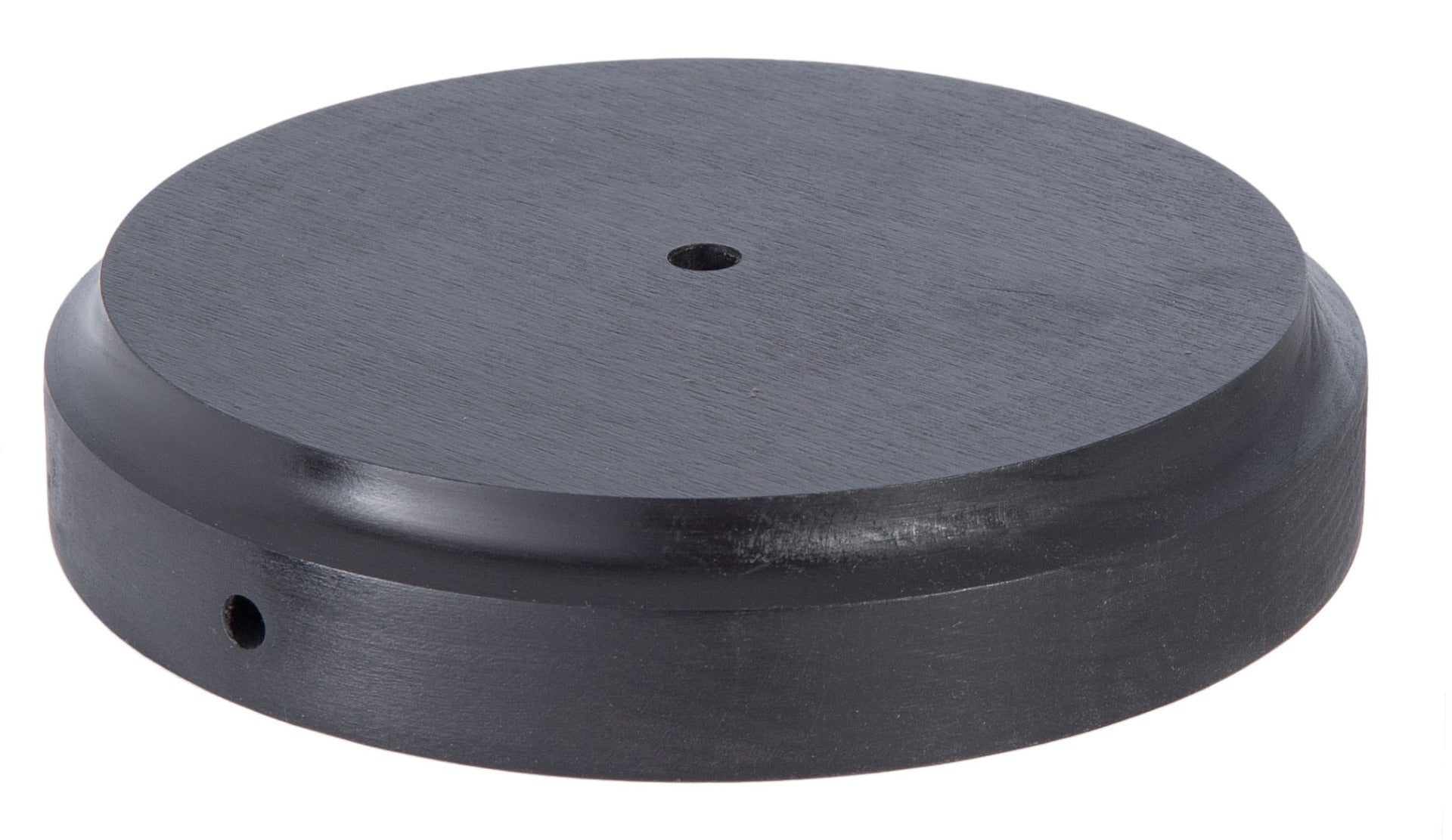 Modern Style Black Wooden Lamp Bases with Tapered Edge, Choice of Size 4 to 9" Top Dia. 