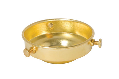 2-1/4 Inch Fitter Unfinished Brass Shade Holder, 1/8IP