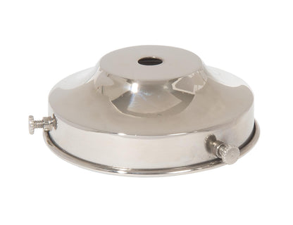  3-1/4 Inch Fitter Polished Nickel Finish Brass Lamp Shade Holder 