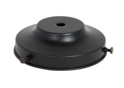  4 Inch Fitter Satin Black Finish Steel Lamp Shade Holder 