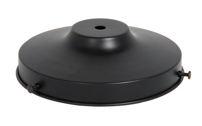 6 Inch Fitter Satin Black Finish Brass Lamp Shade Holder 