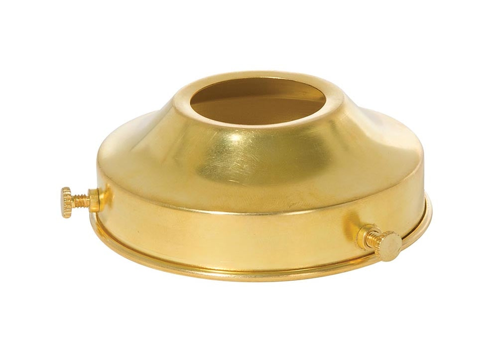 2-1/4 Inch Fitter Unfinished Brass Shade Holder