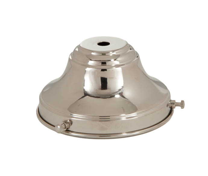 4" Fitter, Nickel Fixture Shade Holder