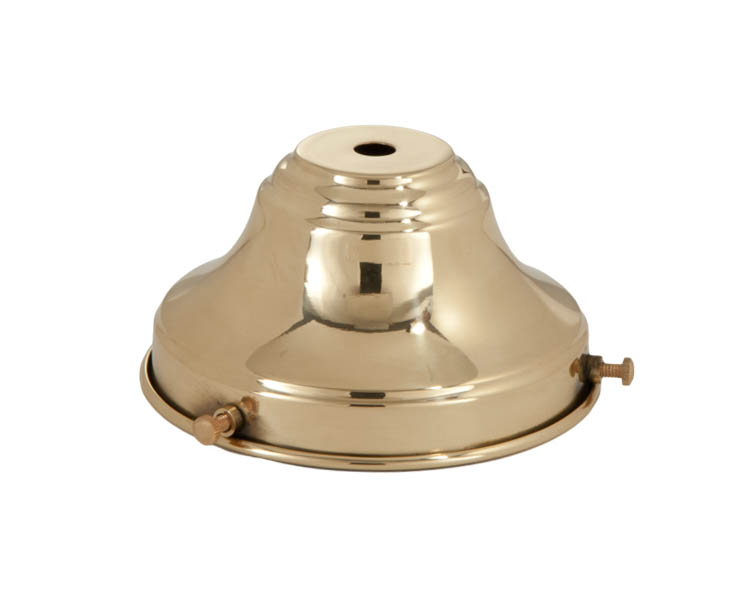 4" Fitter, Brass Fixture Shade Holder