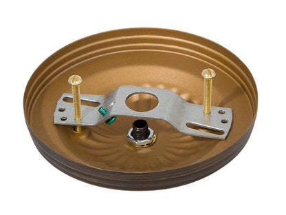 Antique Bronze Ceiling Canopy Kit with Hardware, 5-1/8" dia.