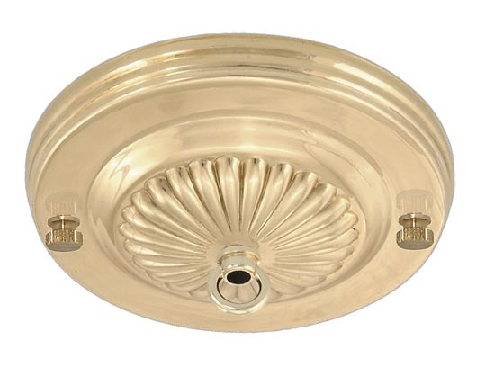 Embossed, Solid Brass Canopy Kits, 5 1/4" dia.