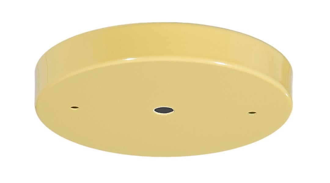 5 1/8" Steel Ceiling Canopy / Back Plate with 1/8IP slip center hole - Harvest Gold Color 