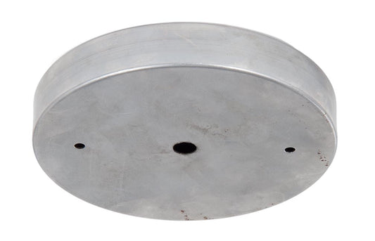 5 1/8" Steel Ceiling Canopy / Back Plate with 1/8IP slip center hole - Unfinished Steel 