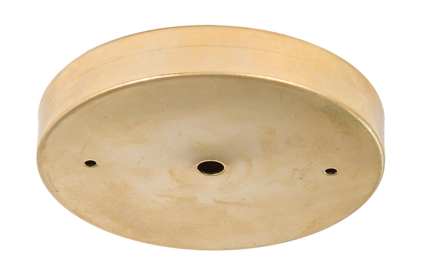 5 1/8" Brass Ceiling Canopy / Back Plate with 1/8IP slip center hole - Unfinished Brass
