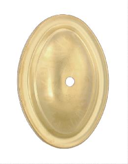 Oval Brass Back Plate