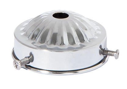 2-1/4 Inch Fitter Chrome Plated Finish Steel Shade Holder, 1/8 IP Slip