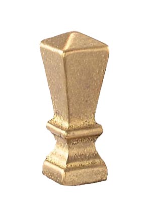 1 3/4" Mission Style Finial, Tap 1/8F