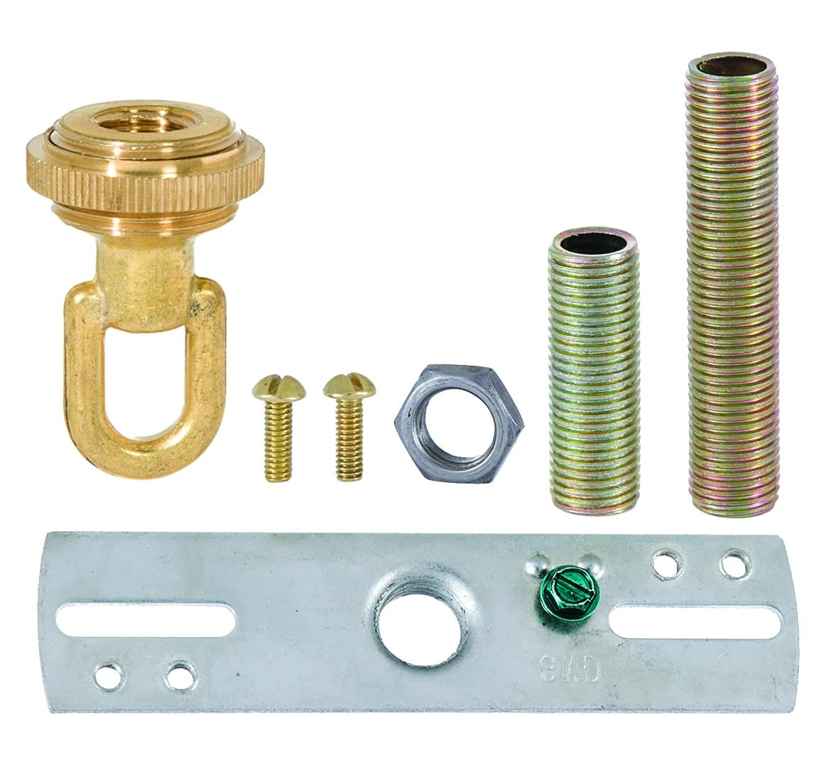 411/16 Inch Diameter Unfinished Brass Die Cast Lamp Canopy with