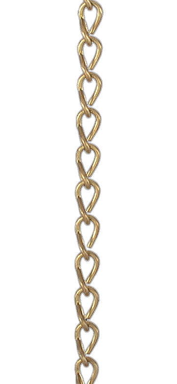 #18 Brass Double Jack Chain. 