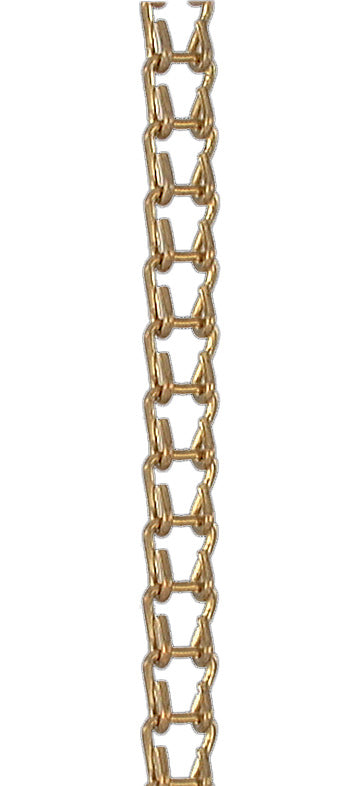 #18 Brass Ladder Chain. 