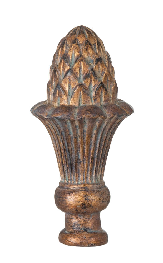 Large lamp outlet finials