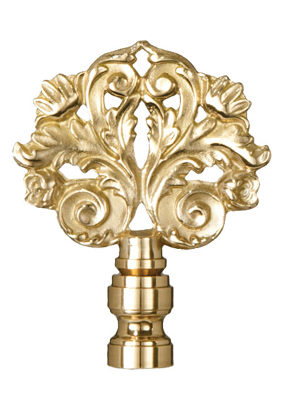 Flower and Leaf Lamp Finial