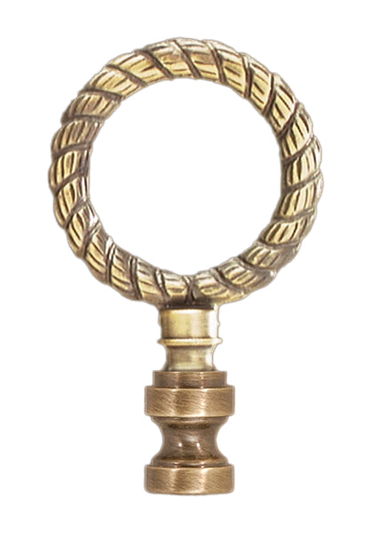 2 5/8" Antique Brass Finial