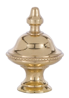1 Inch Solid Brass Lamp Finial