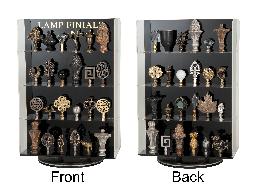 Double-sided Finial Display - 48 finials