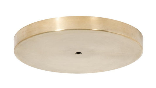 Unfinished Spun Brass Disk Shaped Canopy - Choice of Diameter