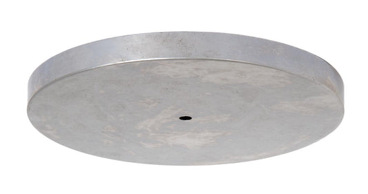 Unfinished Spun Steel Disk Shaped Canopy, Choice of Diameter