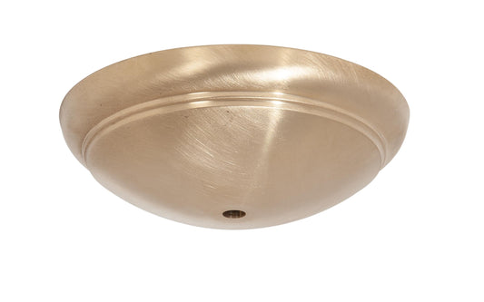 6-1/4 Inch Diameter Dome Shaped Unfinished Die Cast Brass Canopy