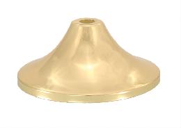 B&P Lamp® 2 Inch Turned Brass Spindle, Slips 1/8IP, Antique Brass Finish 