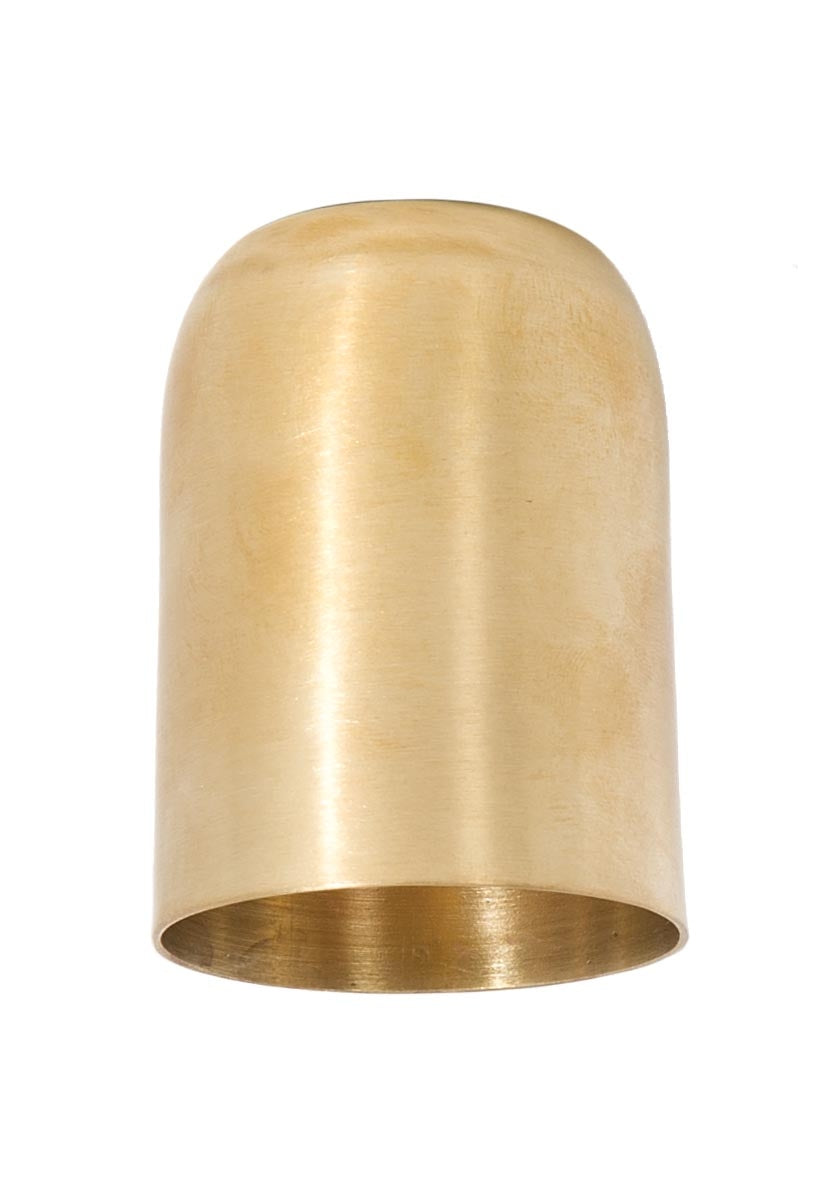 2-7/16 Inch Tall Unfinished Brass Lamp Socket Cup
