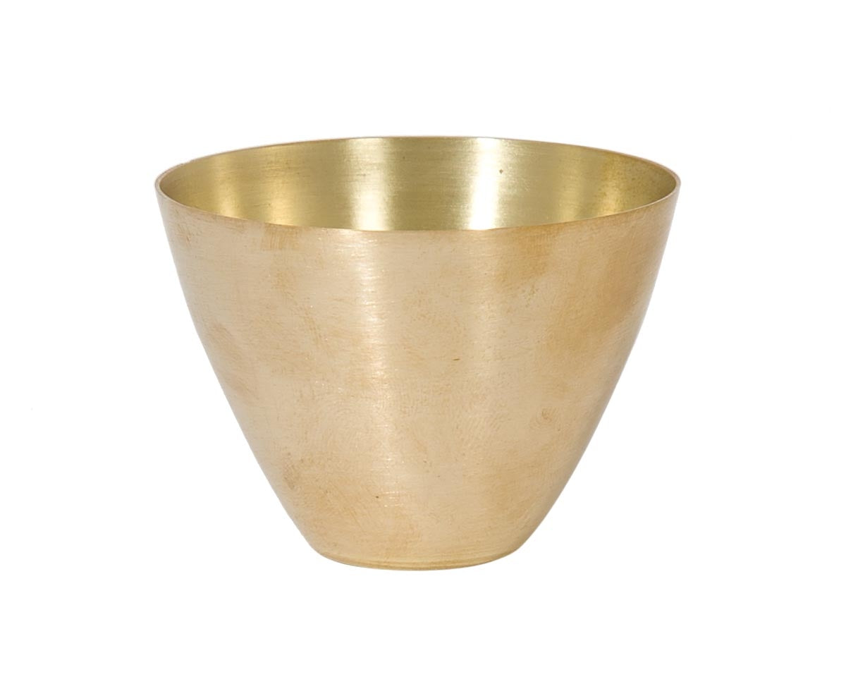 1-3/4 Inch Tall Dome Unfinished Brass Socket Cup, 1/8IP