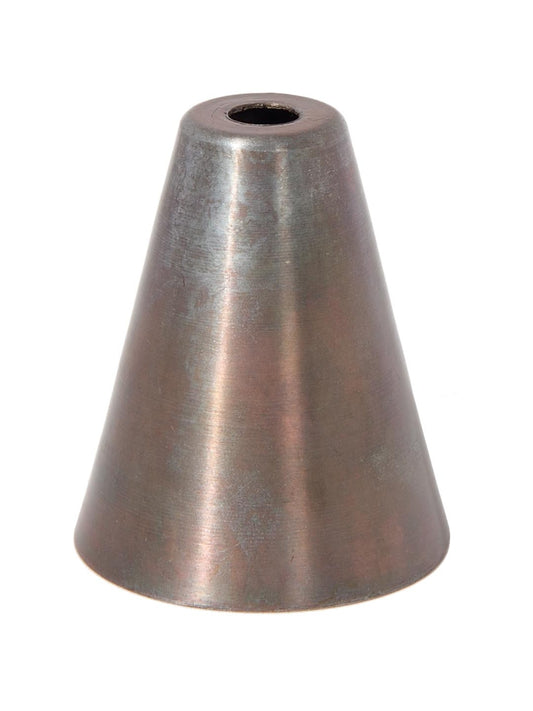 2-3/8 Inch Tall, Unfinished Steel Cone Stamped Socket Cup for Candelabra Sockets, 1/8IP