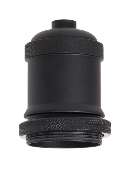 2-11/16" Tall Aluminum Socket Cover, 1.7" ID, 1/8F, Satin Black 