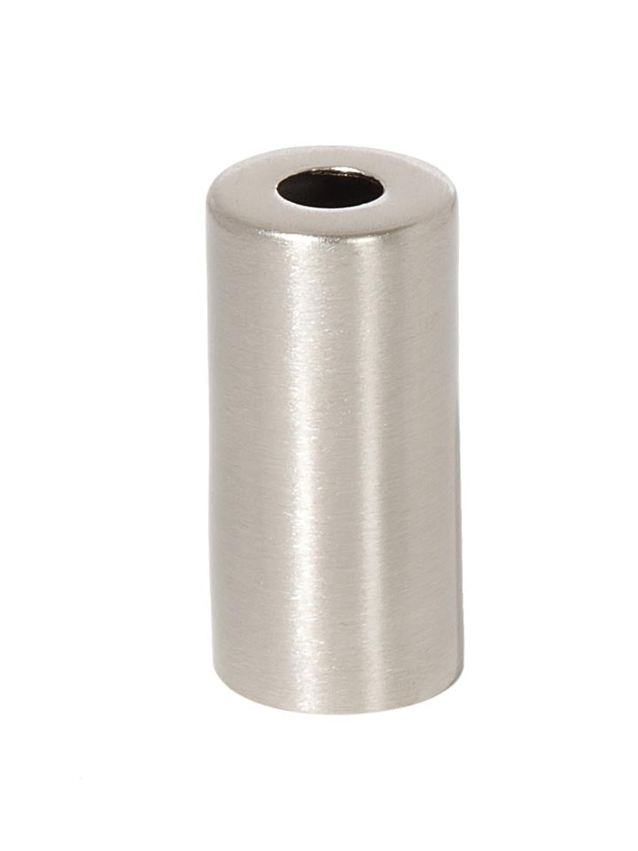 Socket Base Cup 1-15/16 inch Tall E-12 Satin Nickel Metal Socket Cup, 1/8IP (11660SN ...