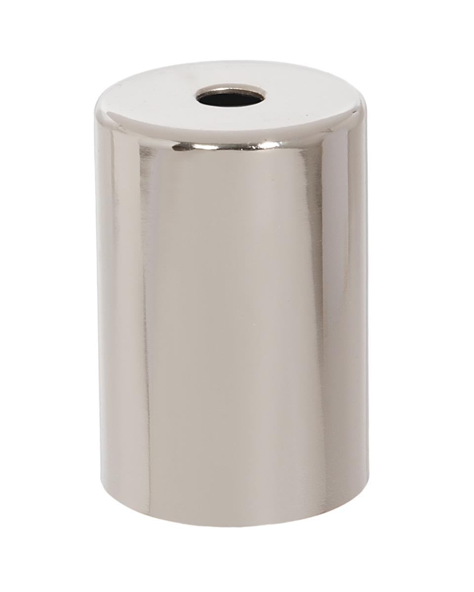 Socket Base Cup Polished Nickel Finish Steel E-26 Lamp Socket Cup COMPLETE with Socket ...