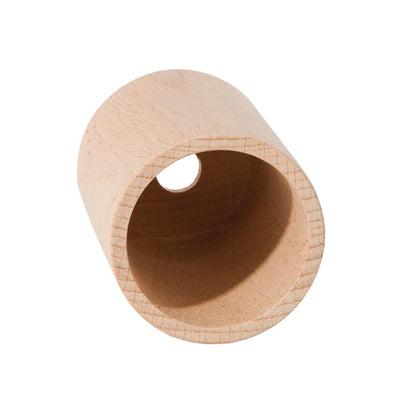 2-5/8 Inch Tall Unfinished Beech Wood Socket Cover