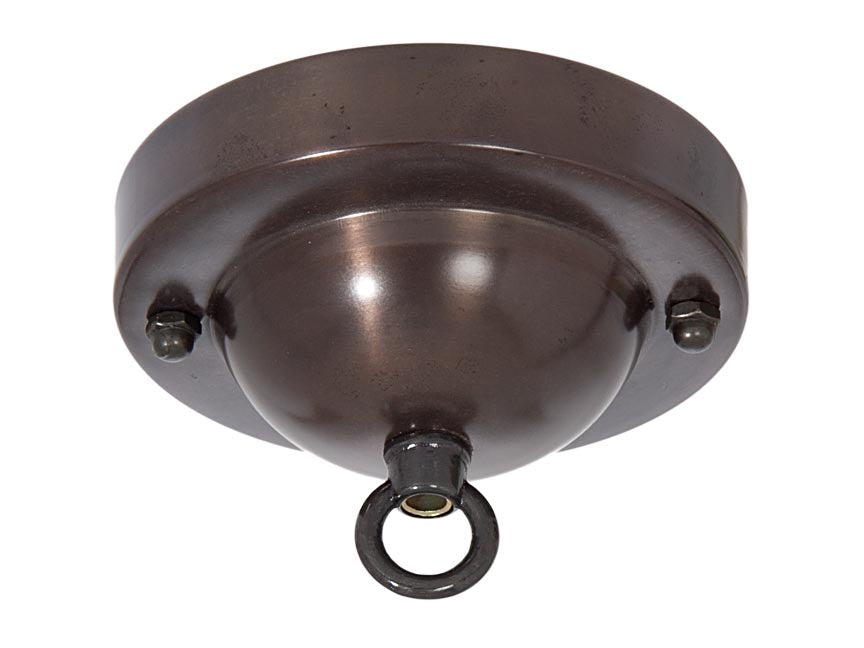 Deep Dome Shape Antique Bronze Canopy & hardware kit with matching finish