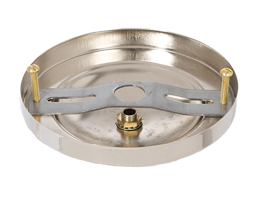 Shallow Dome Nickel Canopy & hardware kit with matching finish