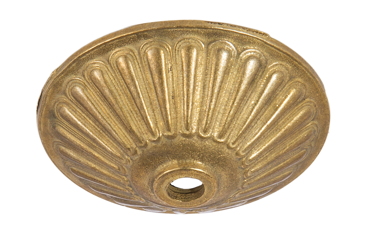 3 1/8 Inch Decorative Cast Brass Cap