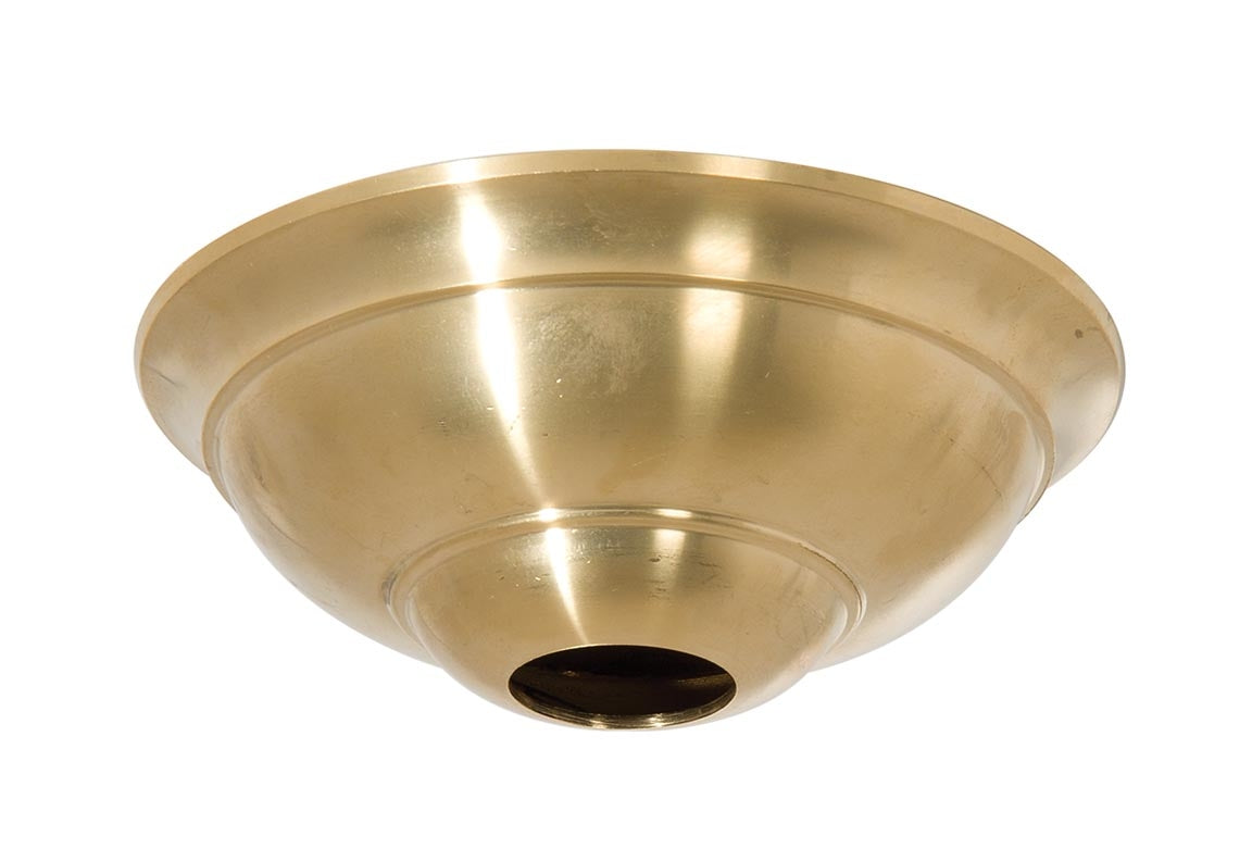 4-3/4 Inch Diameter Unfinished Brass Die Cast Canopy