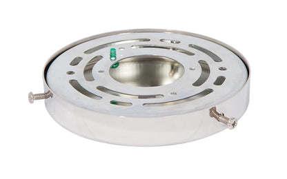 4-7/8 Inch Diameter Polished Nickel Finish Side Mounting Steel Canopy - Interior Hardware