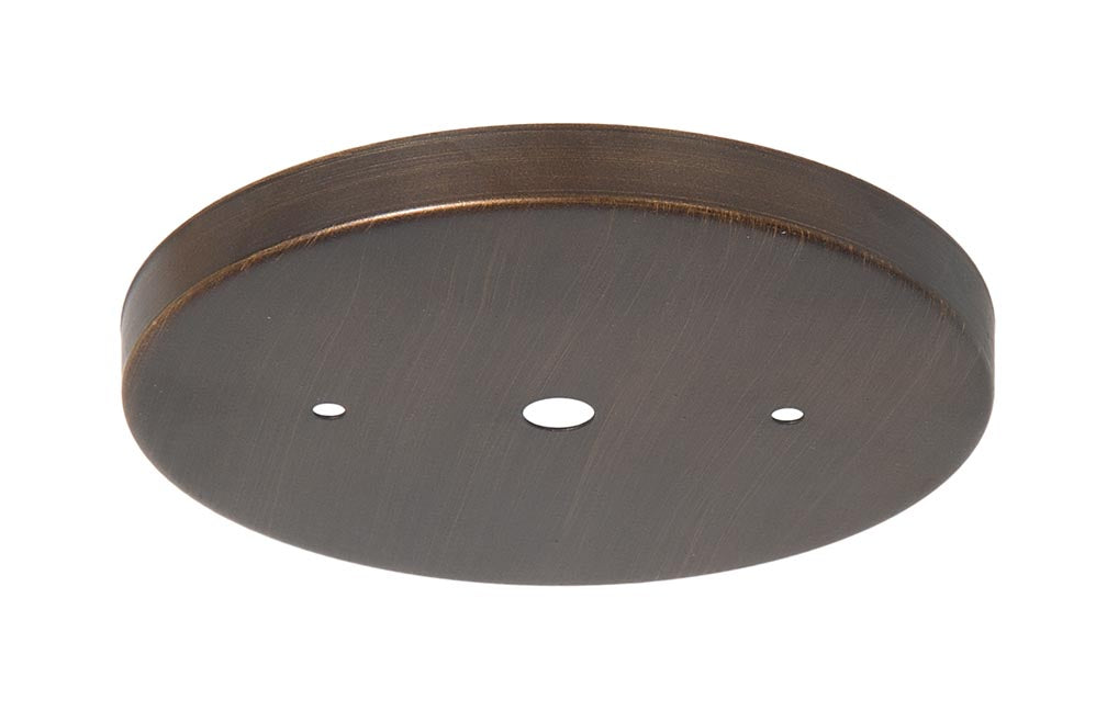 5-1/4 Inch Diameter Antique Bronze Finish Steel Canopy, 1/8 IP