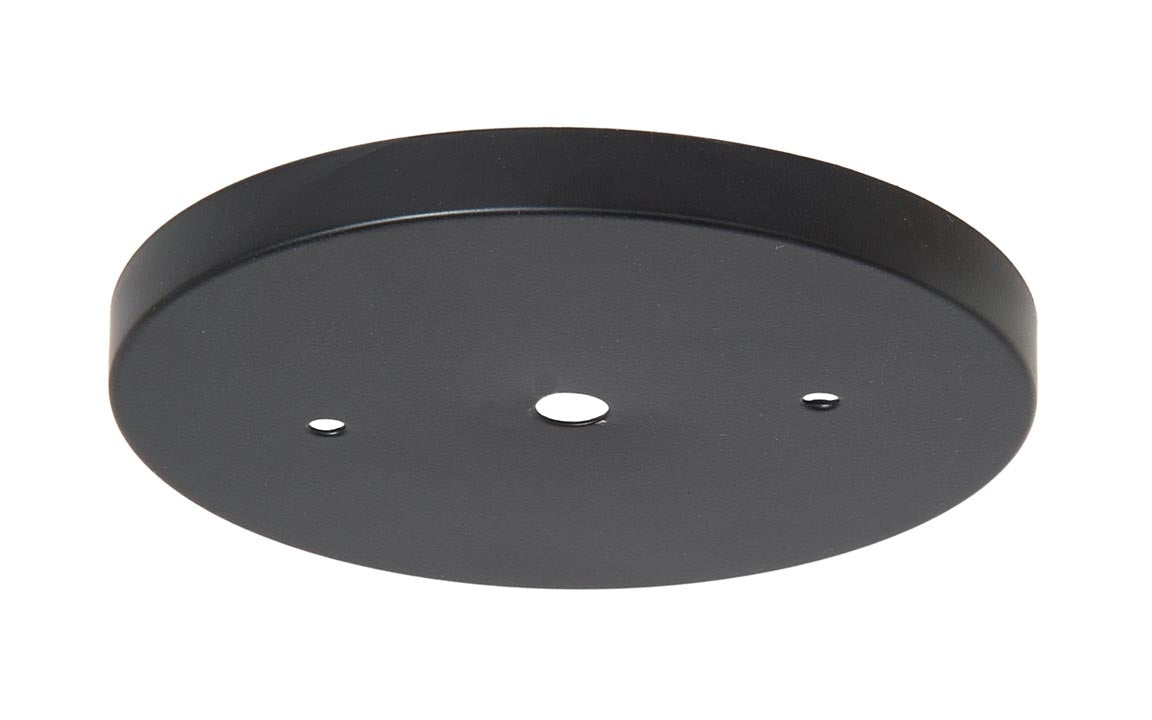 5-1/4 Inch Diameter Satin Black Finish Steel Canopy, 1/8 IP
